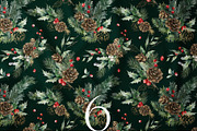 Christmas watercolor Winter Berries, a Seasonal Illustration by Yuliya Derbisheva (Thumbnail 14 of 17)
