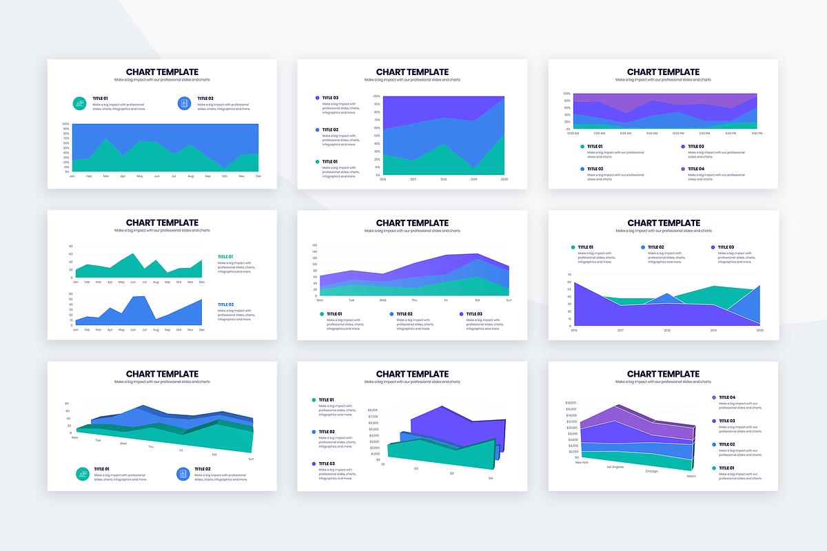 PowerPoint Charts and Graphs Bundle, a Presentation Template by Slidesmash