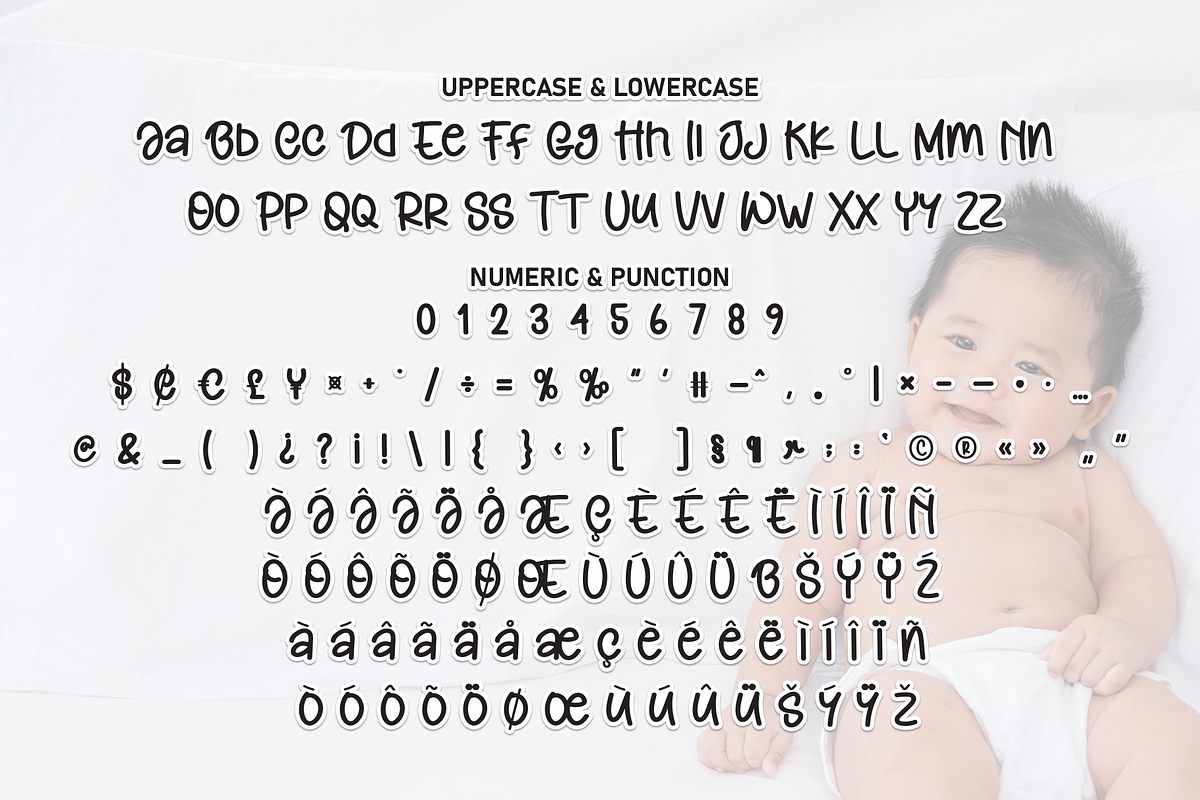 Hello Baby | Script Font, a Script Font by Scratchones