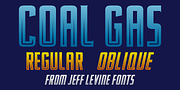 Coal Gas JNL, a Sans Serif Font by Jeff Levine Fonts (Thumbnail 1 of 5)