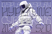 Hypetune - Sleek Futuristic Font, a Serif Font by Invasi Studio (Thumbnail 1 of 10)