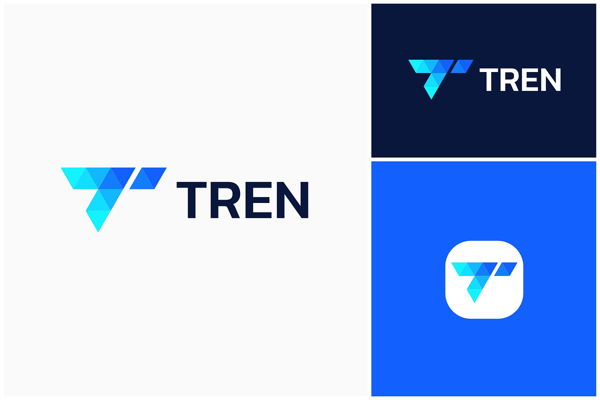 Letter T Modern Geometric Logo, a Branding & Logo Template by sore.studios