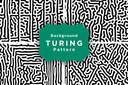 Turing Pattern Background | Graphic Patterns ~ Creative Market