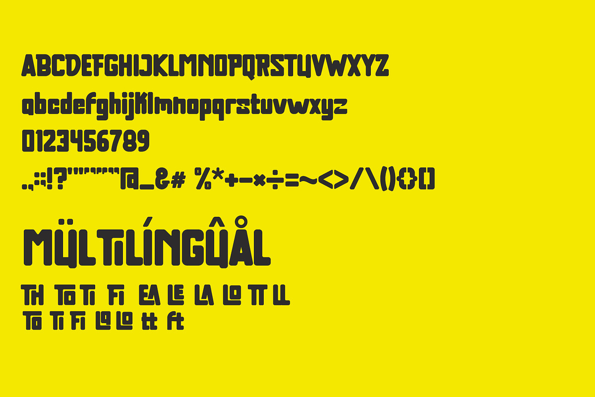 The title total, a Font by Rashdrawn (Photo 2 of 4)