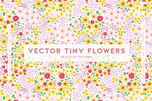 Vector Tiny Flowers