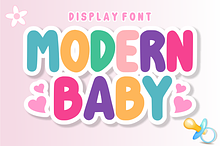 Modern Baby - Cute Nursery Font