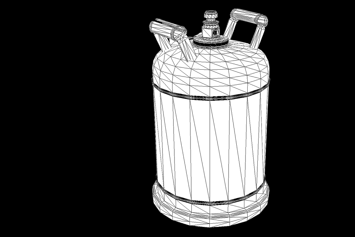 Propane Gas Cylinder PBR, an Object 3D Model by GamePoly (Photo 5 of 8)