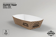 Paper Takeout Trays Packaging Mockup, a Packaging Mockup by INCDesign (Thumbnail 2 of 10)