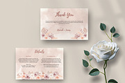 Boho Wedding invitation Set Canva, an Invitation Template by Aks-Designs (Thumbnail 4 of 6)