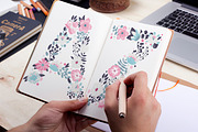 Floral alphabet and numbers, an Object Graphic by Anna Violet (Thumbnail 2 of 5)