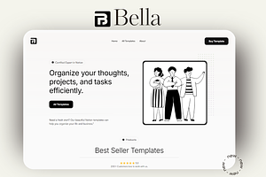 Bella- Minimal Notion Seller Website