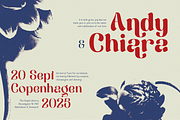 Berkara - Stylish Serif Display, a Serif Font by Pandeka Studio (Thumbnail 6 of 9)