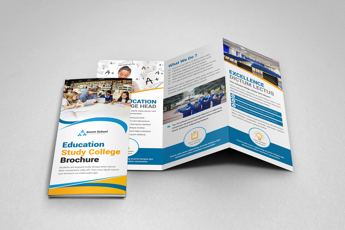 Education College Trifold V3, a Brochure Template by JanySultana (Photo 10 of 10)