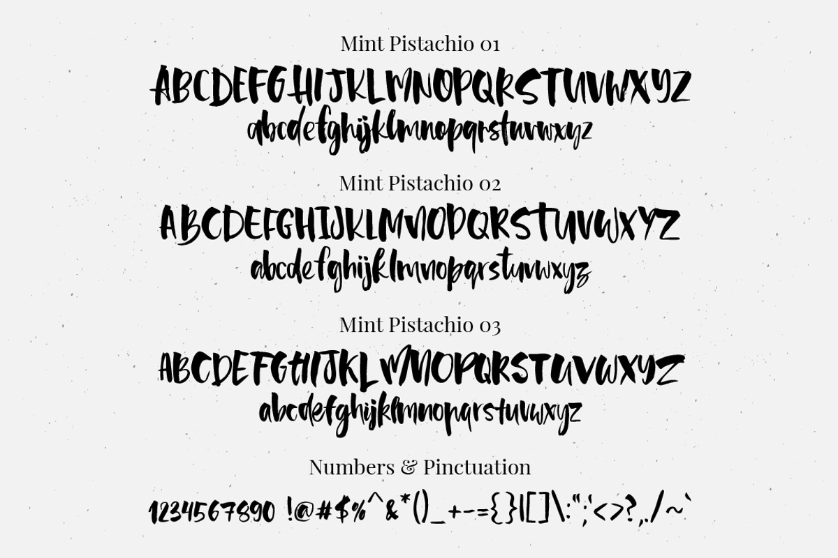 Mint Pistachio Font Trio, a Script Font by Renata Chizhikova (Photo 8 of 8)