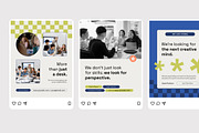 We Are Hiring - Instagram Post, a Social Media Template by Izdihaar_Studio (Thumbnail 3 of 4)