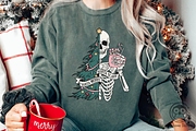 Skeleton Christmas Design Bundle, a Seasonal Illustration by Owlsome.Designs (Thumbnail 6 of 8)