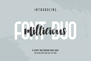 Millicious Font Duo, a Script Font by 24Design Studios (Thumbnail 1 of 8)