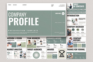 Company Profile Presentation, a Presentation Template by E-Type