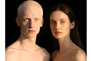 Young Albino Man and Women, a Person Illustration by Sharon Schwalbe (Thumbnail 3 of 3)