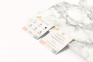 Jewelry Care Card For Canva Template