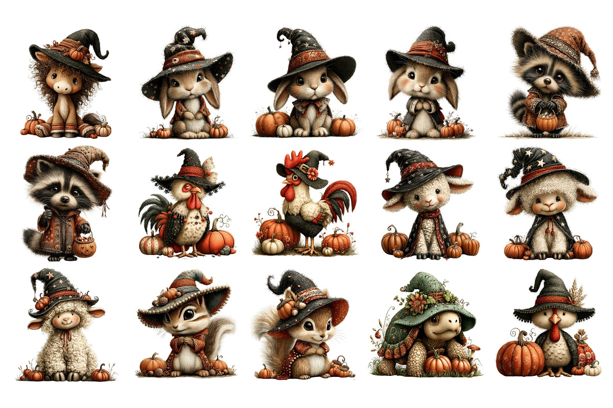 Halloween Farm PNG Clipart, a Seasonal Illustration by Nicolle's Colorful Art (Photo 5 of 5)