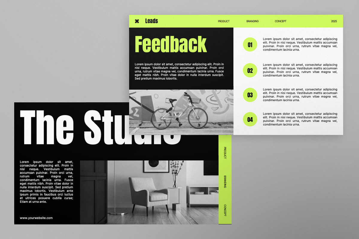 Leads Modern Presentation, a Presentation Template by Portocraft (Photo 4 of 7)