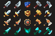 2D Icons - Casual Weapon, an Object Graphic by LAYERLAB (Thumbnail 3 of 10)