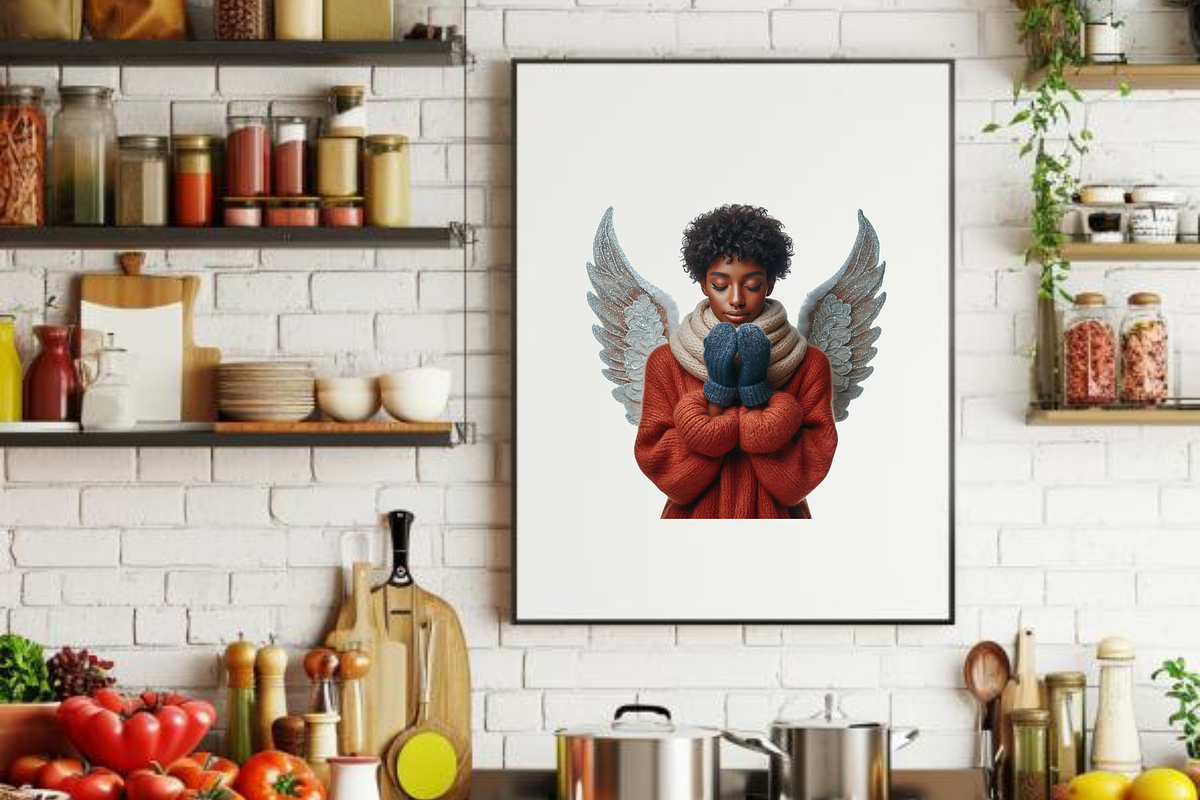 TERRACOTTA ANGELS CLIPART PACK, a Person Illustration by Daring Digies (Photo 6 of 7)
