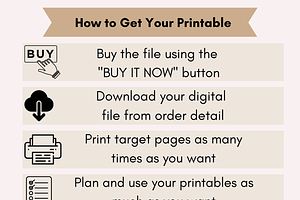 Printable Bill Payment Tracker