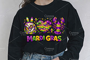 Peace Love Crawfish Mardi Gras PNG, an Illustration by Canvas Craft (Thumbnail 5 of 6)