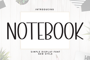 Notebook Script Font