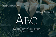 Elegant signature, a Sans Serif Font by Wow Magic (Thumbnail 2 of 3)