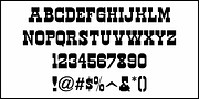 Cattle Town JNL, a Font by Jeff Levine Fonts (Thumbnail 3 of 5)
