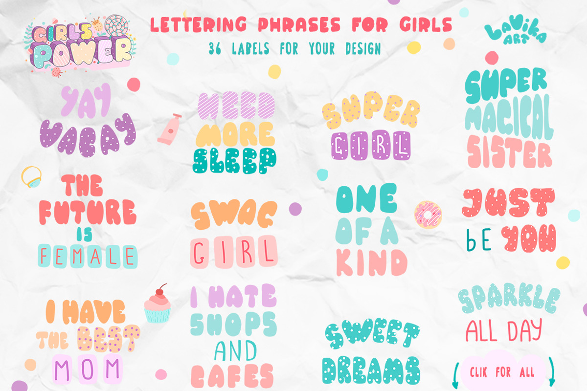 Girls power - character creator, a Person Illustration by LaVika (Photo 10 of 21)