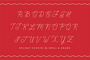 Holiday Cookies, A Christmas Script, a Script Font by Leslie Ray (Thumbnail 3 of 4)
