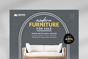 Furniture Social Media Banner Design, a Marketing Template by Photoshop Action (Thumbnail 23 of 26)