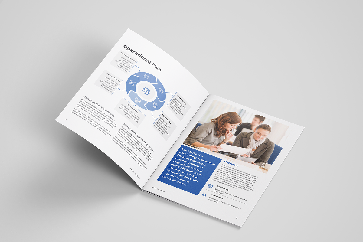 Annual Report, a Brochure Template by azadcsstune (Photo 9 of 11)
