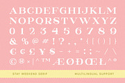 Stay Weekend Nostalgic Font Duo, a Script Font by Letterhend Studio (Thumbnail 5 of 11)