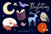 Good night  kids design creator, an Animal Illustration by Beauty Drops (Thumbnail 2 of 9)