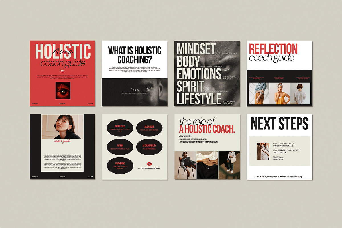 Aura Holistic Coach Template preview 3