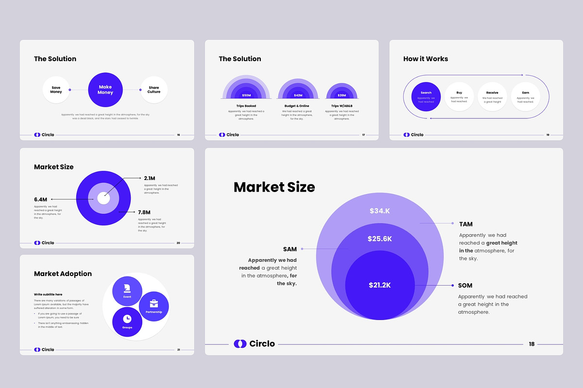 Circlo- Animated Presentation Bundle, a Presentation Template by MNML Agency (Photo 13 of 63)
