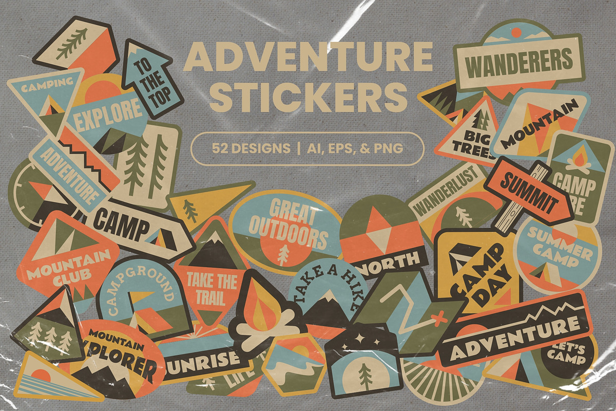 60%OFF | ALL Adventure Badge Packs, an Illustration by Firowerk (Photo 12 of 13)