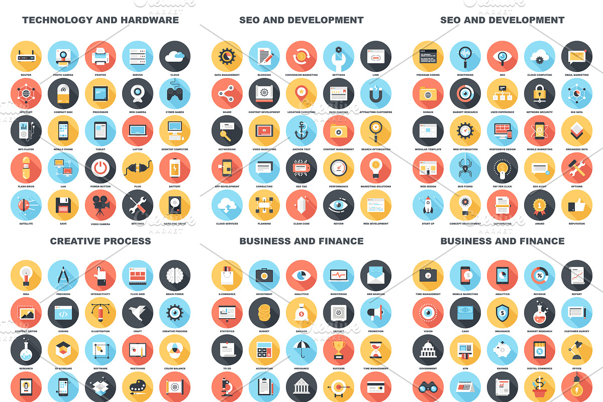 Simplistic Flat Web icons., an Outline Icon by Maxim_Basinski (Photo 3 of 4)