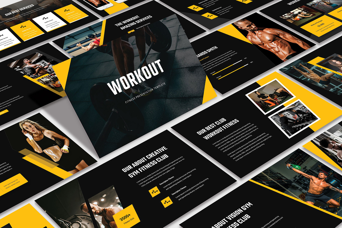 Workout Presentation Template, a Presentation Template by TypeMakers