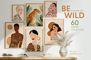 Be Wild Leopard Style Posters, a Background Graphic by MixedArt (Thumbnail 1 of 9)