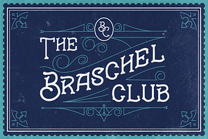 Braschel Club Typeface