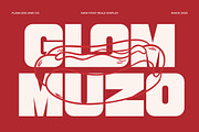 Glommuzo - Bold Display Font, a Font by Flawless And Co (Thumbnail 1 of 10)