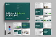 Brand Guidelines Template Landscape, a Brochure Template by E-Type (Thumbnail 1 of 7)