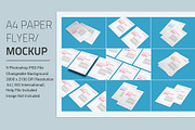 A4 Paper Flyer Mockup, a Product Mockup by alimran24 (Thumbnail 1 of 12)