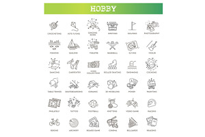 Hobbies And Interest Icons